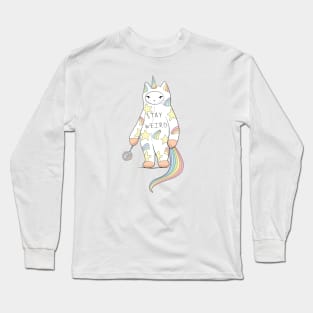 Stay Weird! With Love From Unicorn Cat Long Sleeve T-Shirt